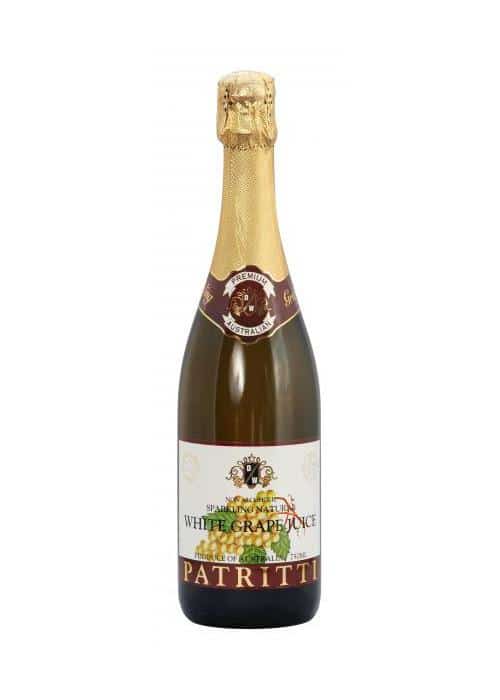 Patritti Sparking Natural White Grape 750ml | Non Alcoholic Wine
