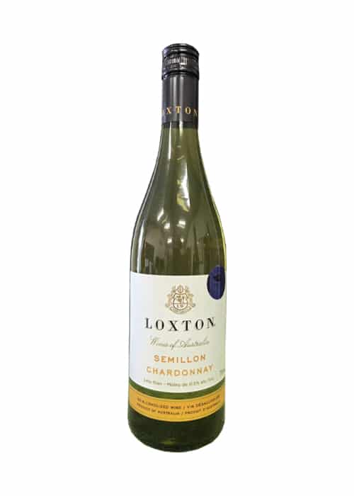 loxton non alcoholic 6 cabernet sauvignon + 6 chardonnay 12 bottles