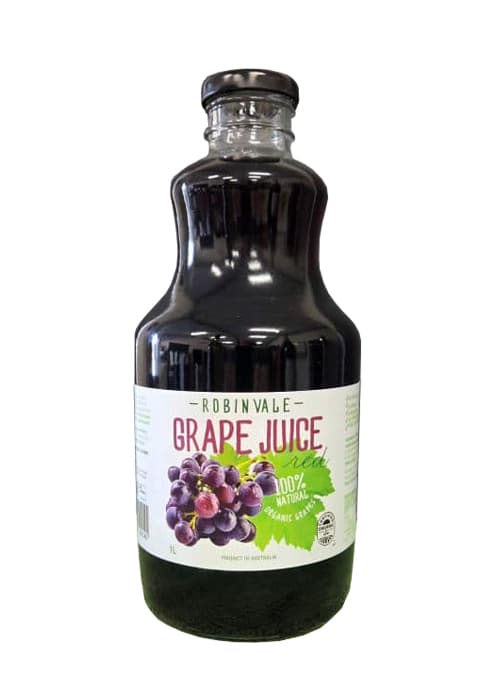 robinvale bio dynamic red grape juice 1 litre