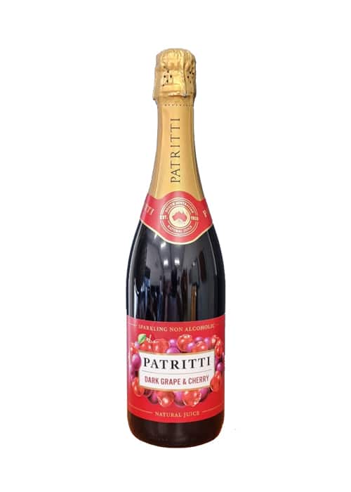 patritti dark red grape and cherry sparkling 750ml