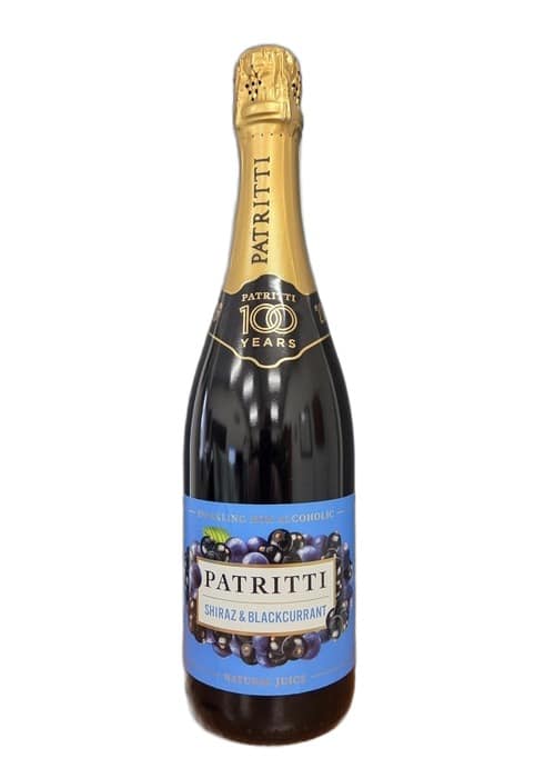 patritti shiraz and blackcurrant sparkling 750ml